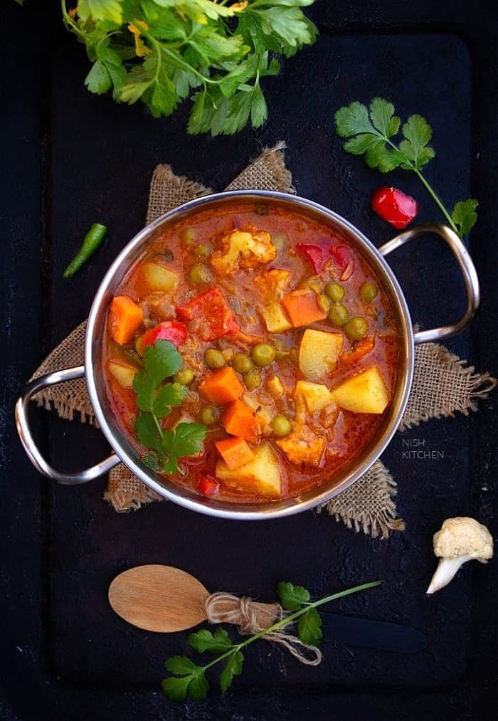 Mixed Vegetables Curry